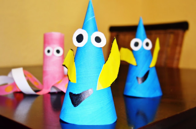 Very easy Kid friendly Finding Dory Crafts